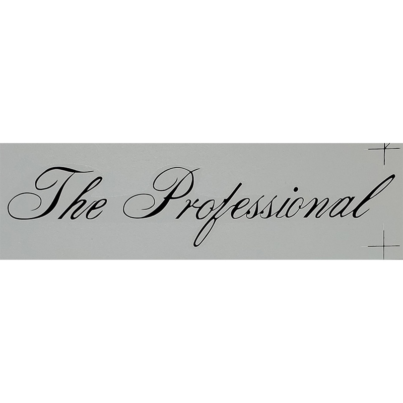 Decal, The Professional, Black