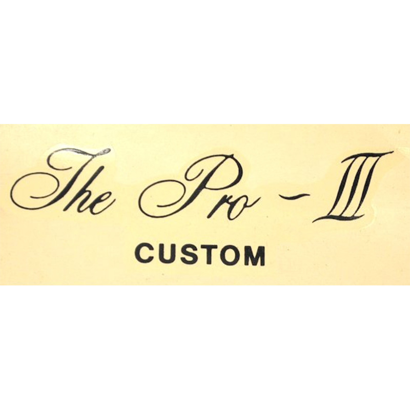 Decal, Pro III, Black