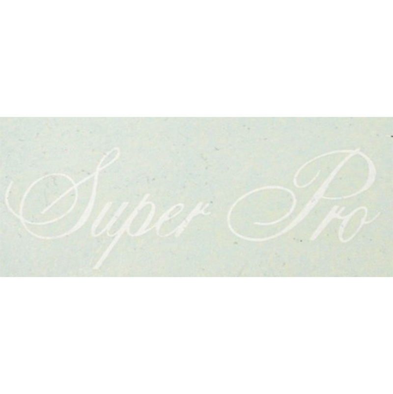 Decal, Super Pro, White