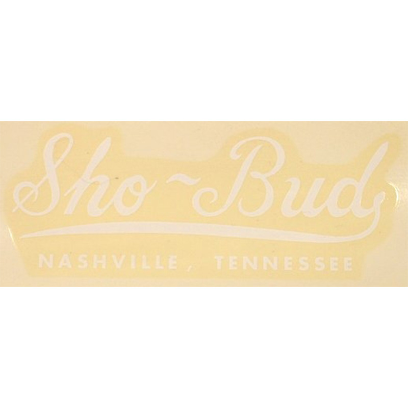 Decal, Logo, Sho~Bud, White