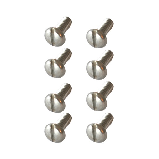 [20-063] Screw, Pan Head, Slotted, #6-32 x 3/8", 8 pcs