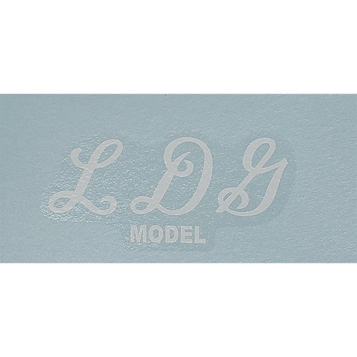 [01-105] Decal, LDG Model, White