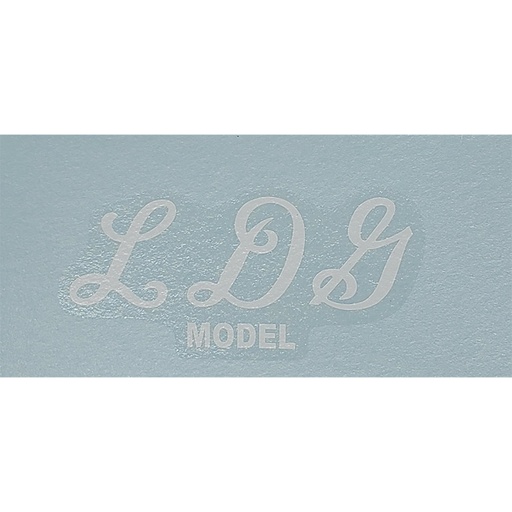 [01-105] Decal, LDG Model, White