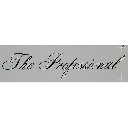 [01-106] Decal, The Professional, Black