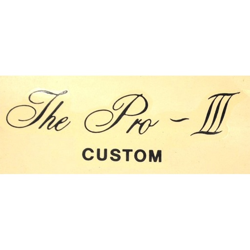 [01-112] Decal, Pro III, Black
