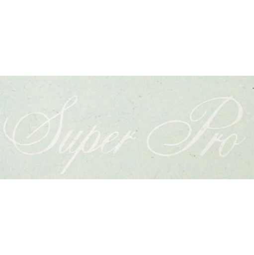 [01-115] Decal, Super Pro, White