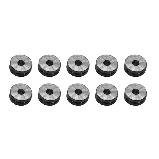 [14-139-P10] Rollers, String, Aluminum, 10