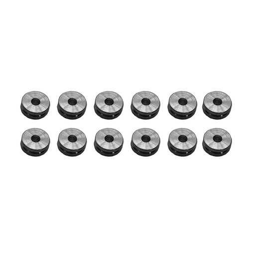 [14-139-P12] Rollers, String, Aluminum, 12