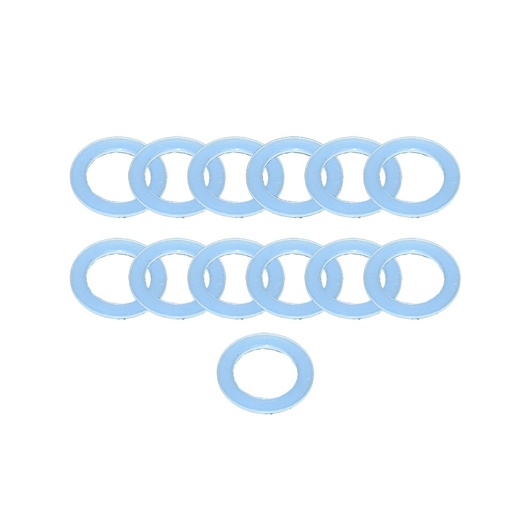 [20-082P13]  Washer, Nylon, .010", .385" ID x .750" OD, Carter, 13 Pcs